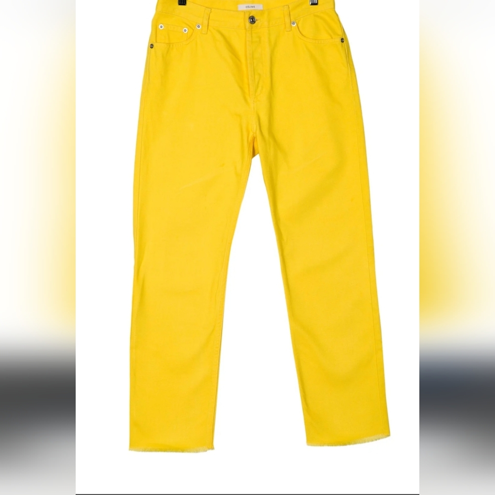 Calvin Klein Sunny Yellow Jeans Sumer Jean And Fall
